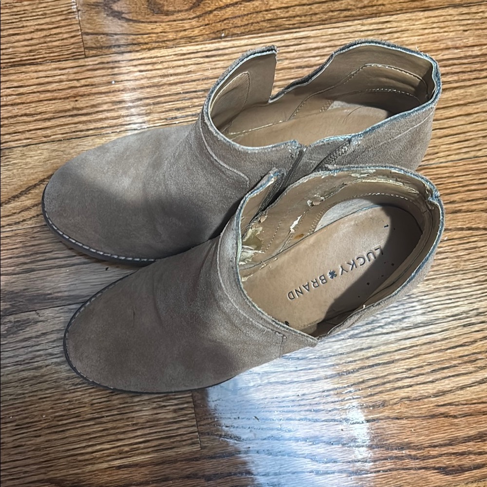 Lucky Brand Tan Women's Ankle Boots